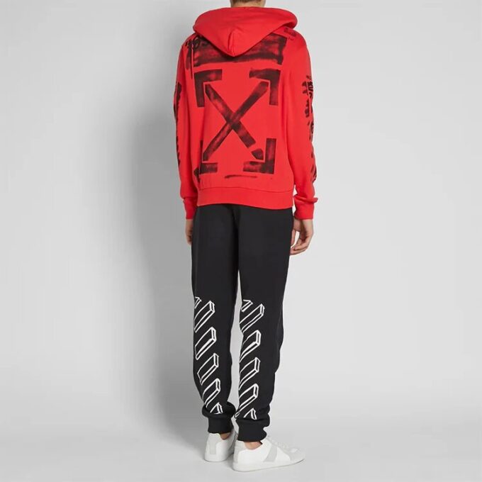 Sudadera con capucha Impressionism «Red»