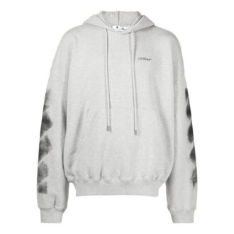 Sudadera con capucha Jumbo Arrow Boxy «Gris melange negro»