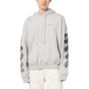 Sudadera con capucha Jumbo Arrow Boxy «Gris melange negro»