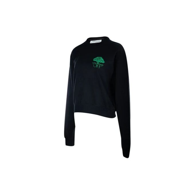 Sudadera con capucha negra con estampado de flechas de Off-White