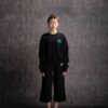 Sudadera con capucha negra con estampado de flechas de Off-White