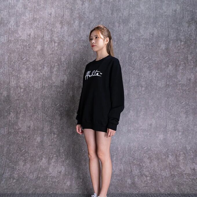 Sudadera con capucha negra de algodón estampado y cuello redondo en color blanco roto de Off-White