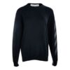 Sudadera con capucha negra de Off-White, estilo casual, con cuello redondo, forrada de felpa y estampado de flecha