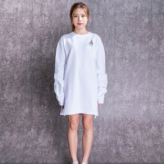 Sudadera con capucha Off-White Arrows de cuello redondo en blanco