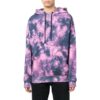 Sudadera con capucha Off-White con estampado de flechas y efecto tie-dye «Rosa azul»