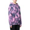 Sudadera con capucha Off-White con estampado de flechas y efecto tie-dye «Rosa azul»