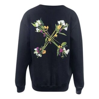 Sudadera con capucha Off-White con flecha negra