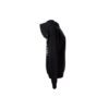 Sudadera con capucha Off-White con flor bordada y flecha, negra