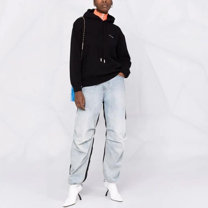Sudadera con capucha Off-White Diag Regular «Black White»