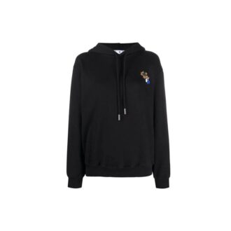 Sudadera con capucha Off-White Leaves Arrow, color negro