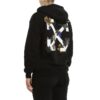 Sudadera con capucha Off-White Leaves Arrow, color negro
