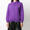 Sudadera con capucha Off-White Leaves Arrow Drawstring Hood, color morado