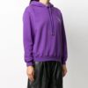 Sudadera con capucha Off-White Leaves Arrow Drawstring Hood, color morado