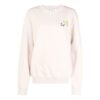 Sudadera con capucha Off-White SS21 de corte holgado, estampado de flores y cuadros con Arrows, color blanco cremoso