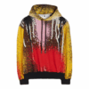 Sudadera con capucha Off-White x Katsu Crossover FW21, color rojo