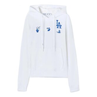 Sudadera con capucha Off-White x MLB x New Era Tripartite Crossover «Blanca»