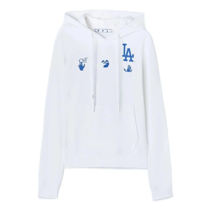 Sudadera con capucha Off-White x MLB x New Era Tripartite Crossover «Blanca»