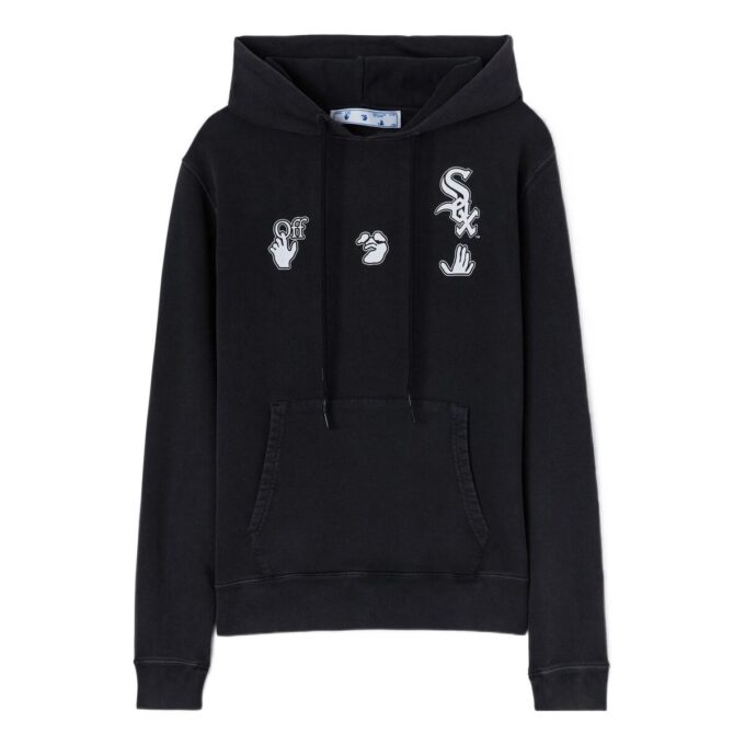 Sudadera con capucha Off-White x MLB x New Era Tripartite Crossover «Gris oscuro»