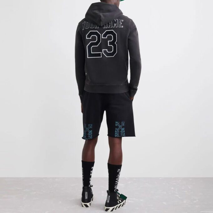 Sudadera con capucha Off-White x MLB x New Era Tripartite Crossover «Gris oscuro»