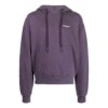 Sudadera con capucha para hombre Off-White FW22 con estampado de personajes y eslogan, color morado