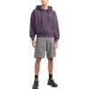 Sudadera con capucha para hombre Off-White FW22 con estampado de personajes y eslogan, color morado