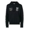 Sudadera con capucha para hombre SS19 Virgil Abloh Mona Lisa, color negro