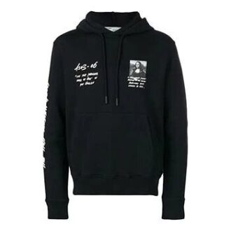 Sudadera con capucha para hombre SS19 Virgil Abloh Mona Lisa, color negro