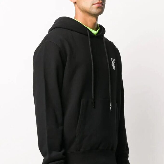 Sudadera con capucha Pascal Arrows para hombre, color negro