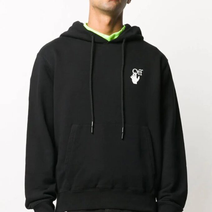 Sudadera con capucha Pascal Arrows para hombre, color negro