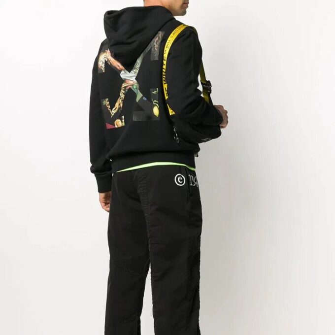 Sudadera con capucha Pascal Arrows para hombre, color negro