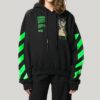 Sudadera con capucha Pascal Painting Over «Negro/Multicolor»