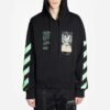 Sudadera con capucha Pascal Painting Over «Negro/Multicolor»