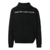 Sudadera con capucha SS21 x Something & Associates Crossover Alphabet con estampado, negra