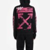 Sudadera con capucha Stencil Arrow «Negro»