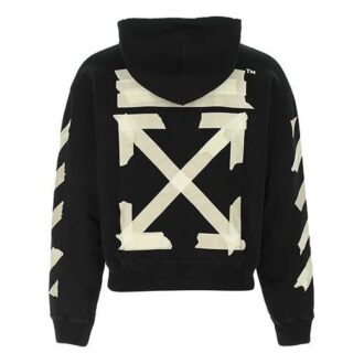 Sudadera con capucha Tape Arrows Over «Negro/Beige»