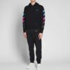 Sudadera con capucha unisex OI18, negra