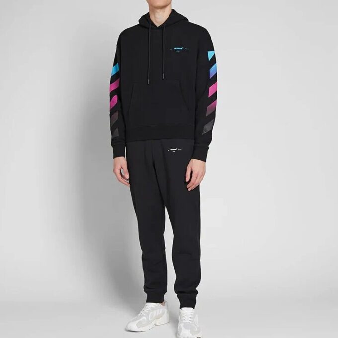 Sudadera con capucha unisex OI18, negra
