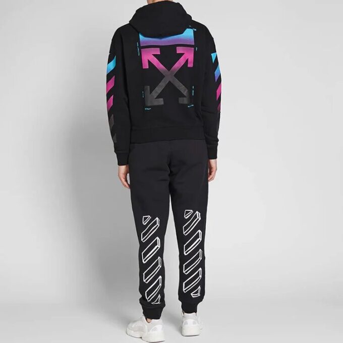 Sudadera con capucha unisex OI18, negra