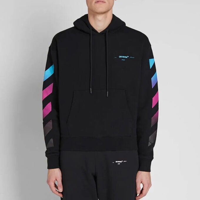 Sudadera con capucha unisex OI18, negra
