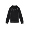 Sudadera con capucha y apliques OFF Unisex Negro