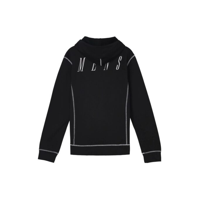 Sudadera con capucha y apliques OFF Unisex Negro