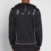Sudadera con capucha y apliques OFF Unisex Negro