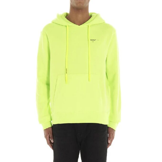 Sudadera con capucha y bolsillo canguro con bordado de flecha para hombre, verde