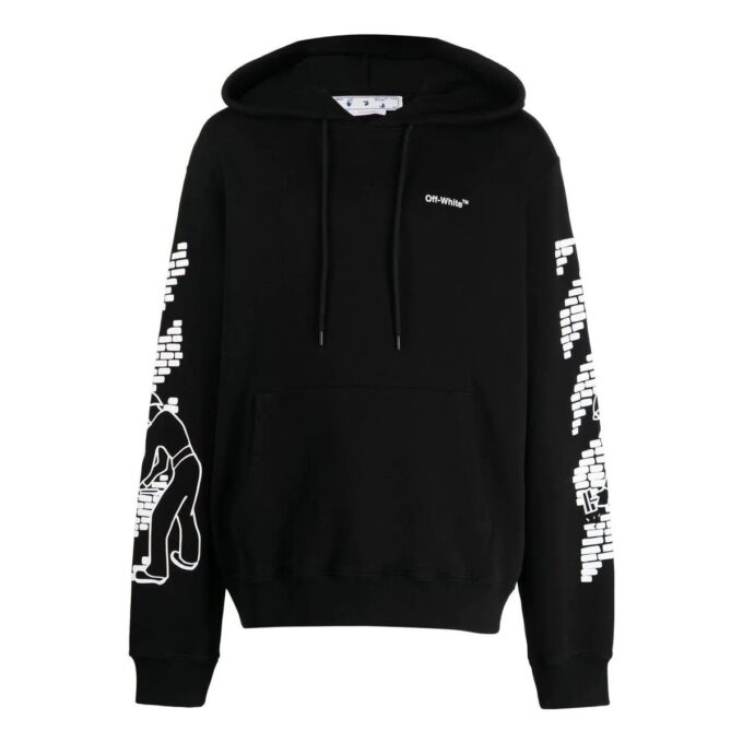 Sudadera con capucha y cordón con motivo de flechas «Arrows»