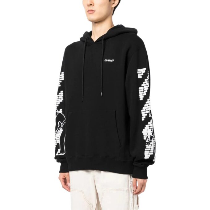 Sudadera con capucha y cordón con motivo de flechas «Arrows»