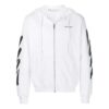 Sudadera con capucha y cremallera con estampado Wave Diag