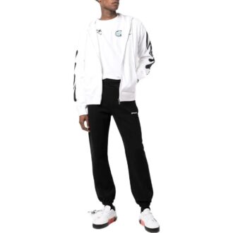 Sudadera con capucha y cremallera con estampado Wave Diag