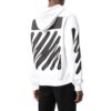 Sudadera con capucha y cremallera con estampado Wave Diag