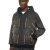Sudadera con capucha y cremallera Distress Arr Skate Sudadera con capucha y cremallera Distress Arr Skate