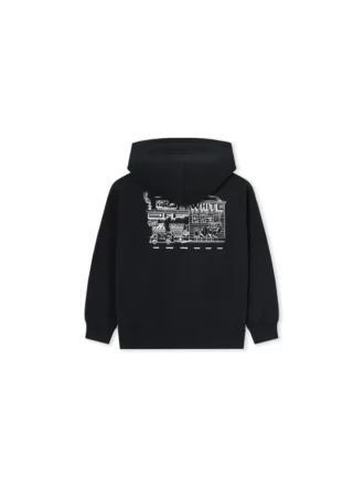 Sudadera con capucha y cremallera Graffiti